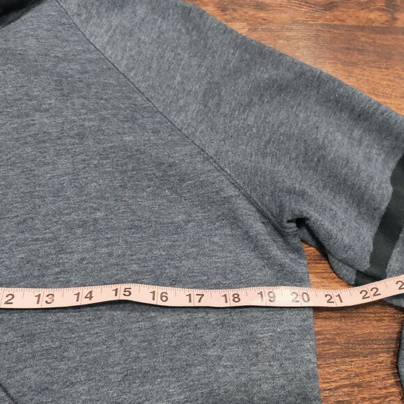 Armani Jeans Gray Front Pocket Hooded Pullover Sweatshirt Men's Size Large - Picture 10 of 14